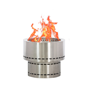 Calentador de brasero de pellets de madera sin humo de acero inoxidable para exteriores - BPH008-SS |beellen