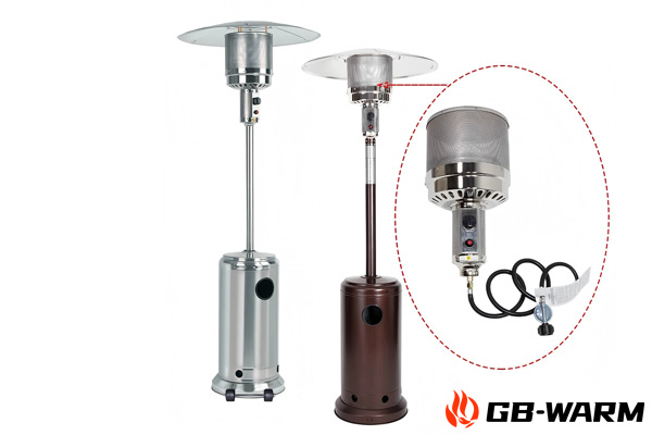 Problemas comunes del calentador del patio al aire libre y selección de piezas