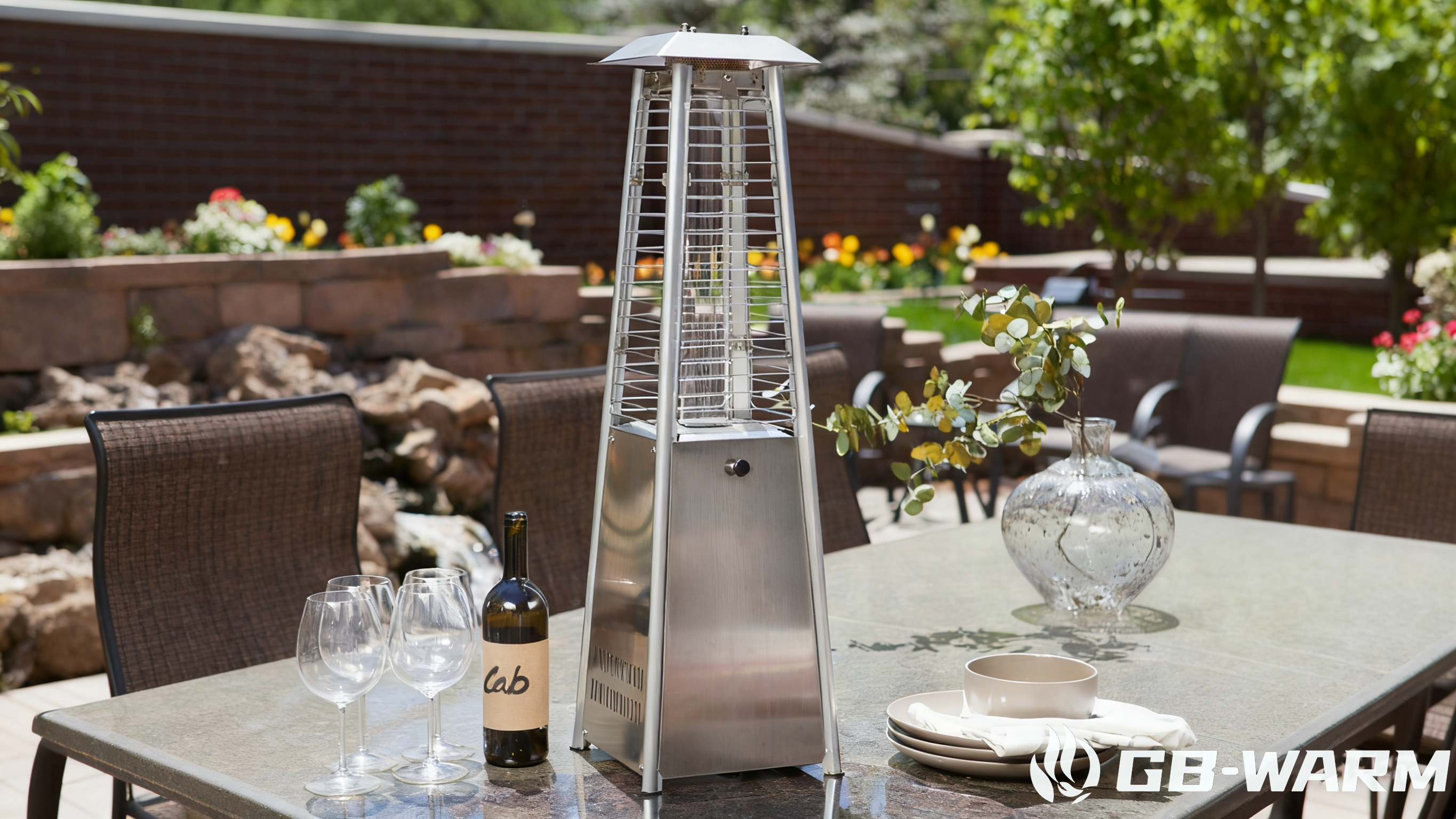 calentadores de patio