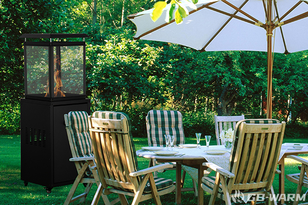 Calentadores de patio para eventos corporativos y áreas comunes