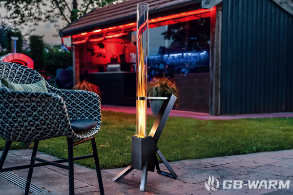 Introducir una nueva línea de calentadores al aire libre para uso de invierno