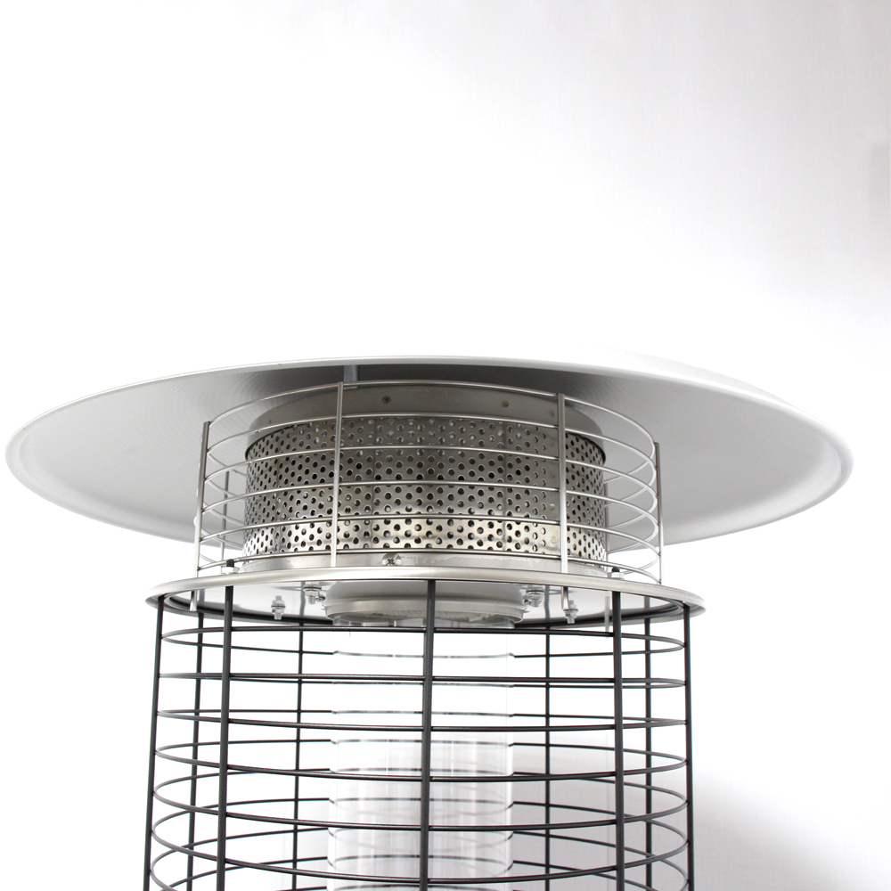 Calentador de patio con tubo de vidrio para exteriores - [11KW], para patio trasero, jardín y uso comercial - CZGB-D1-11KW | GB-CALIENTE