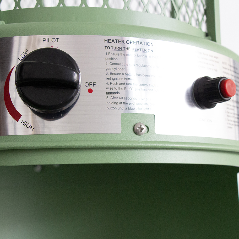 Calentador comercial de propano para exteriores de 11 KW, adecuado para calentar terrazas en el patio trasero de restaurantes. - CZGB-D1-11-X | GB-CALIENTE