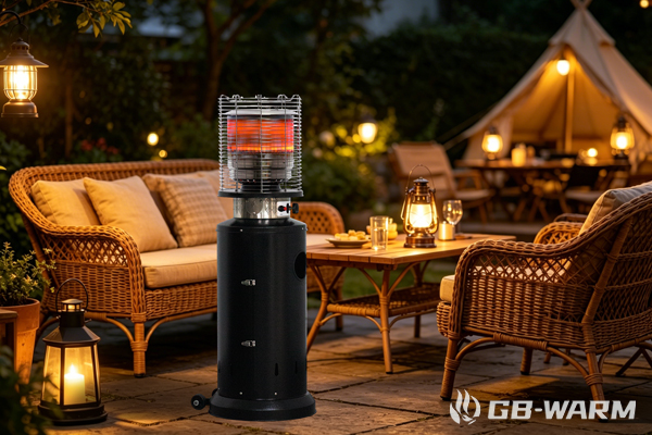 Calentador de patio innovador | Mantenga cálidos los espacios al aire libre durante todo el invierno, cafeterías y eventos en el jardín