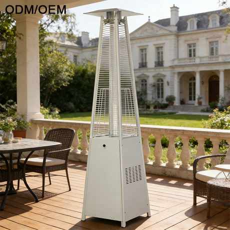 Calentador de patio piramidal de 45000 Btu - CZGB-I-WHite-GB-WARM