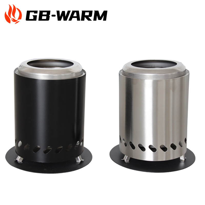 Brasero portátil de mesa de acero inoxidable – Mini brasero exterior sin humo para patio, camping y patio trasero- BPH-SL5.5