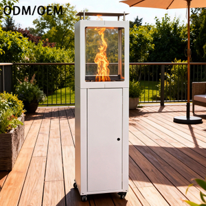 Calentador de pellets de madera cúbico ecológico - BPH003-GB-WARM